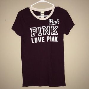 PINK Victoria's Secret Tops - VS PINK logo tee PINK Victoria's Secret Tops - VS PINK logo tee